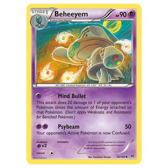 Pokemon - XY - BREAKthrough - Beheeyem - 74/162 Pokemon - XY - BREAKthrough - Beheeyem - 74/162