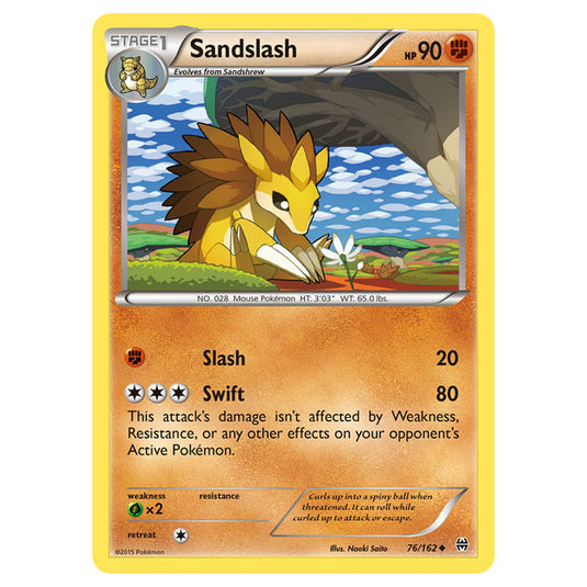 Pokemon - XY - BREAKthrough - Sandslash - 76/162