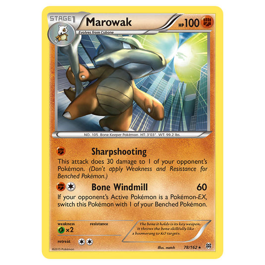 Pokemon - XY - BREAKthrough - Marowak - 78/162