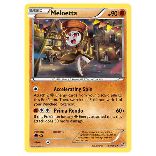 Pokemon - XY - BREAKthrough - Meloetta - 85/162