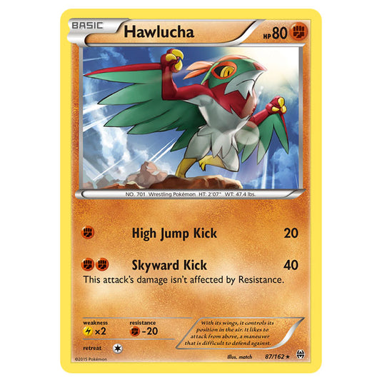 Pokemon - XY - BREAKthrough - Hawlucha - 87/162