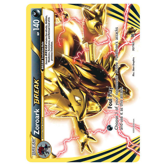 Pokemon - XY - BREAKthrough - Zoroark BREAK - 92/162