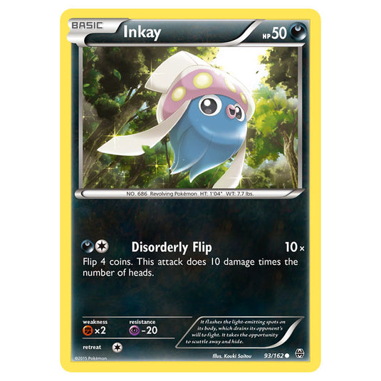 Pokemon - XY - BREAKthrough - Inkay - 93/162