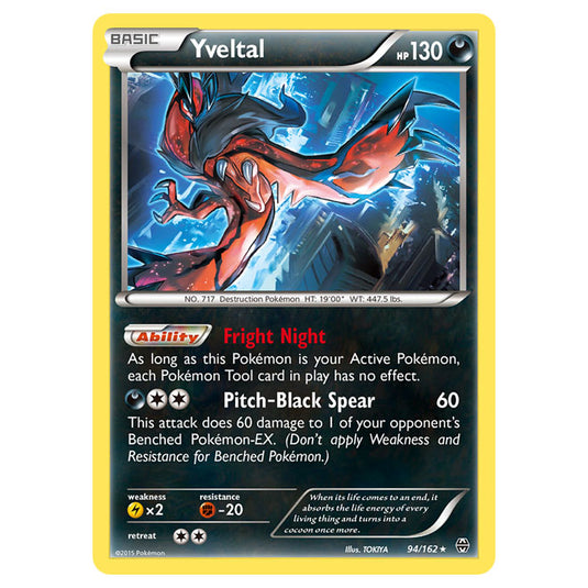 Pokemon - XY - BREAKthrough - Yveltal - 94/162