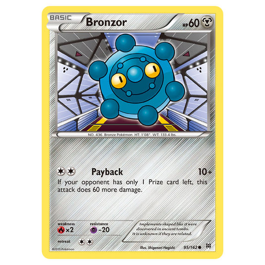 Pokemon - XY - BREAKthrough - Bronzor - 95/162