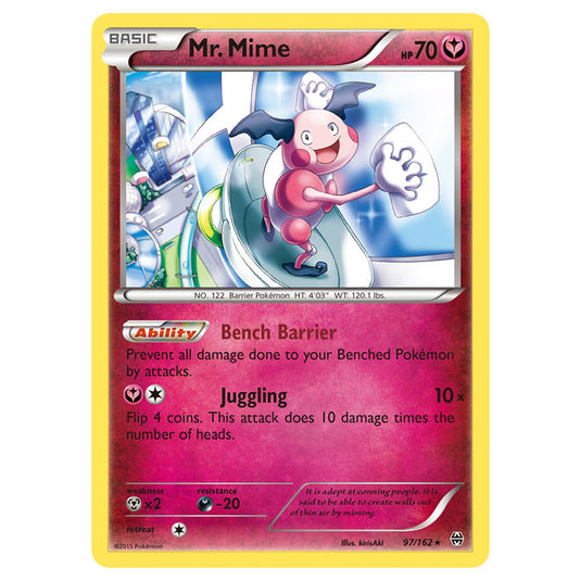 Pokemon - XY - BREAKthrough - Mr. Mime - 97/162