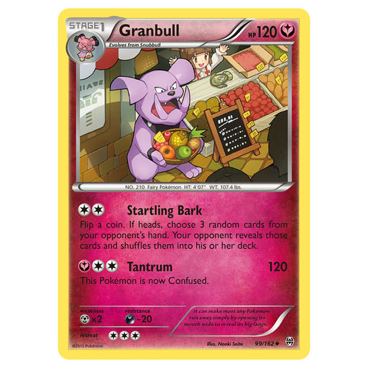 Pokemon - XY - BREAKthrough - Granbull - 99/162