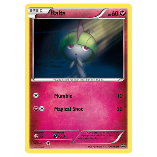 Pokemon - XY - BREAKthrough - Ralts - 100/162