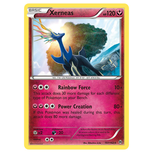 Pokemon - XY - BREAKthrough - Xerneas - 107/162