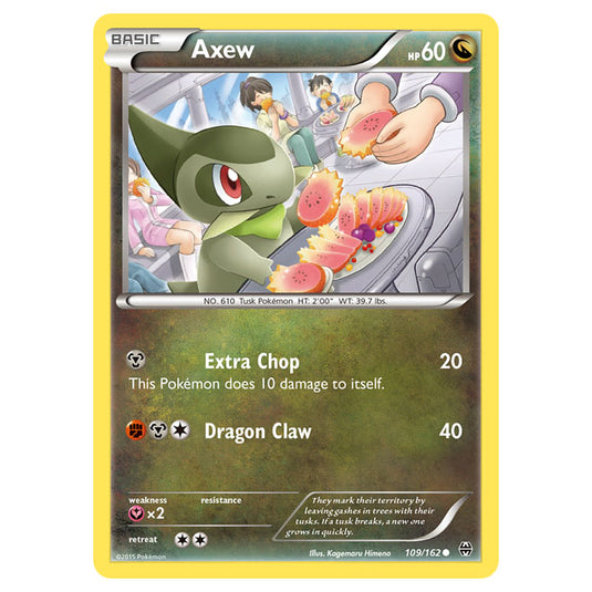 Pokemon - XY - BREAKthrough - Axew - 109/162