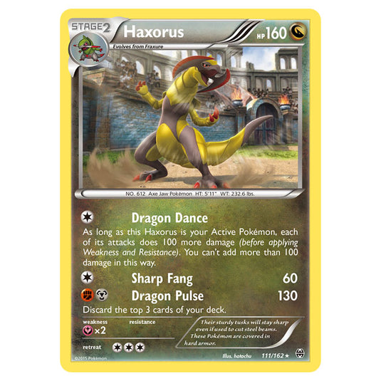 Pokemon - XY - BREAKthrough - Haxorus - 111/162