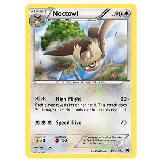 Pokemon - XY - BREAKthrough - Noctowl - 120/162