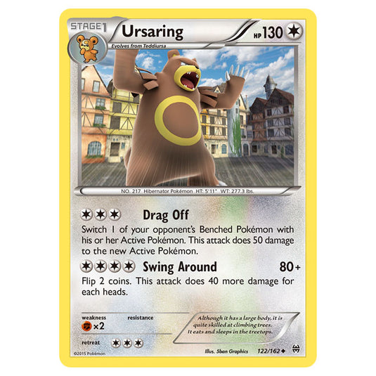 Pokemon - XY - BREAKthrough - Ursaring - 122/162