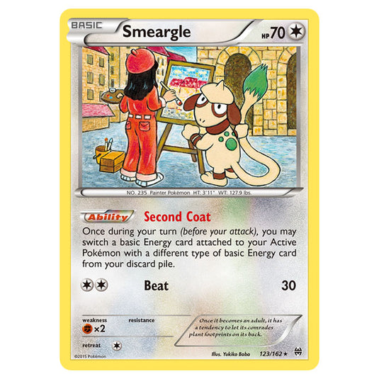Pokemon - XY - BREAKthrough - Smeargle - 123/162