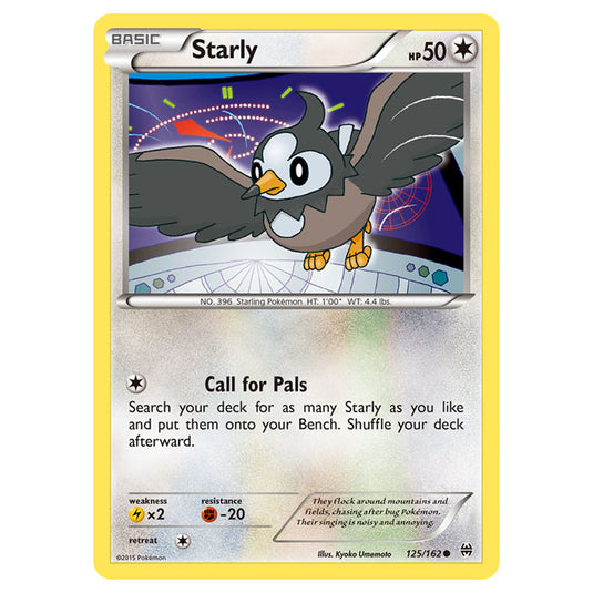 Pokemon - XY - BREAKthrough - Starly - 125/162