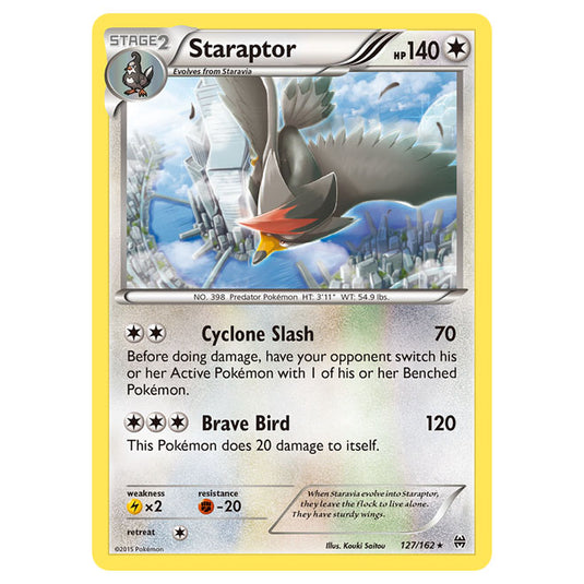 Pokemon - XY - BREAKthrough - Staraptor - 127/162