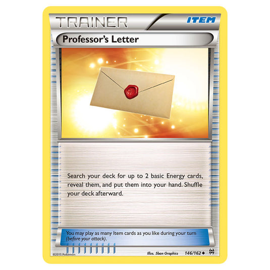 Pokemon - XY - BREAKthrough - Professor's Letter - 146/162