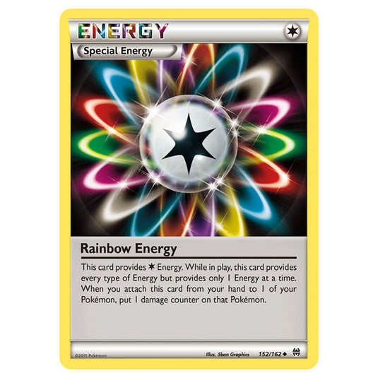 Pokemon - XY - BREAKthrough - Rainbow Energy - 152/162