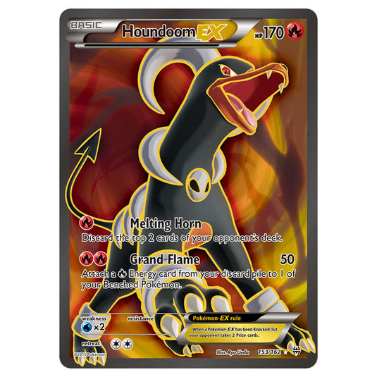 Pokemon - XY - BREAKthrough - Houndoom-EX - 153/162