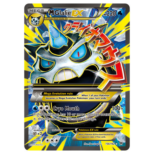 Pokemon - XY - BREAKthrough - M Glalie-EX - 156/162