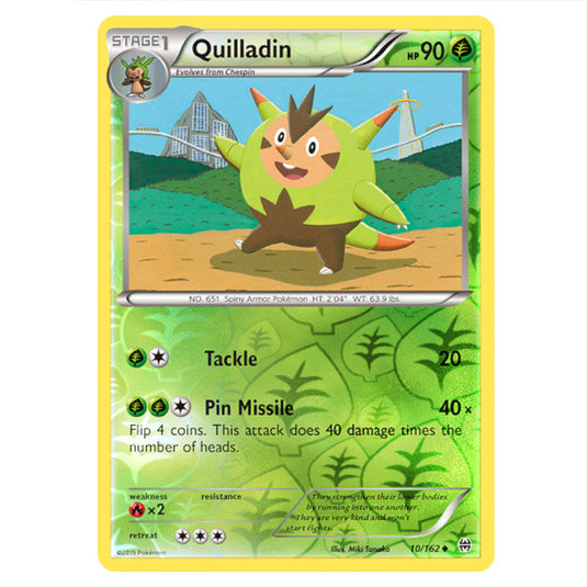 Pokemon - XY - BREAKthrough - Quilladin - 010/162 - (Reverse Holo)