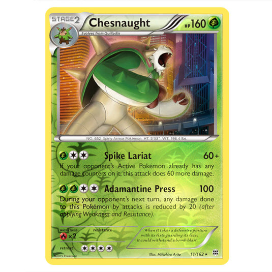 Pokemon - XY - BREAKthrough - Chesnaught - 011/162 - (Reverse Holo)