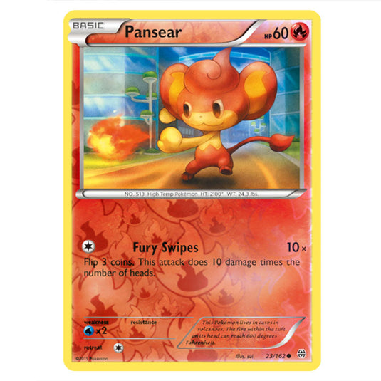 Pokemon - XY - BREAKthrough - Pansear - 023/162 - (Reverse Holo)