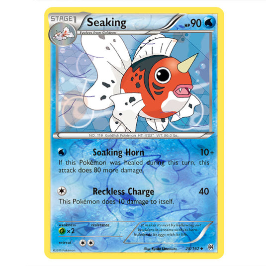 Pokemon - XY - BREAKthrough - Seaking - 028/162 - (Reverse Holo)