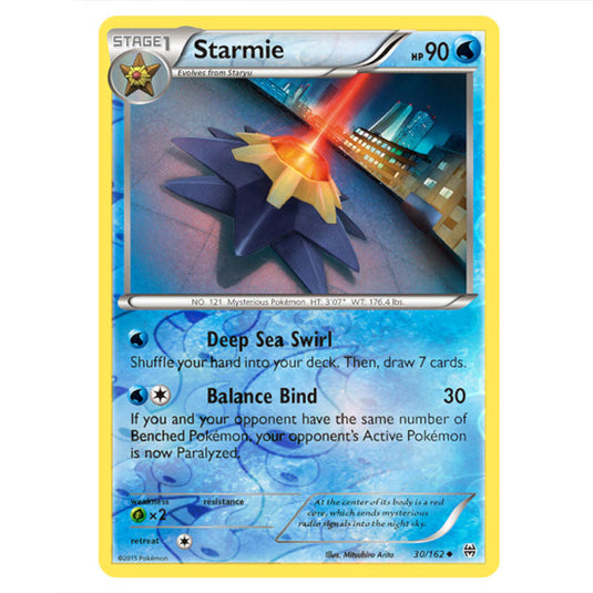 Pokemon - XY - BREAKthrough - Starmie - 030/162 - (Reverse Holo)