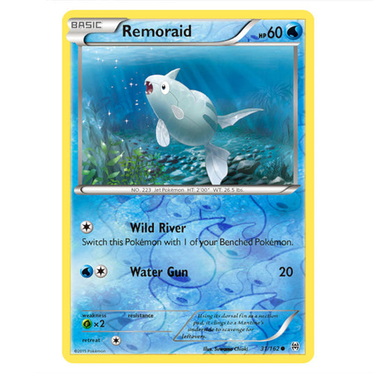 Pokemon - XY - BREAKthrough - Remoraid - 031/162 - (Reverse Holo)