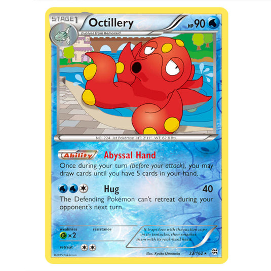 Pokemon - XY - BREAKthrough - Octillery - 033/162 - (Reverse Holo)