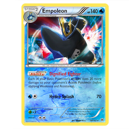 Pokemon - XY - BREAKthrough - Empoleon - 038/162 - (Reverse Holo)