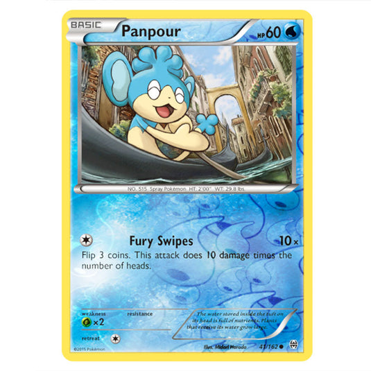 Pokemon - XY - BREAKthrough - Panpour - 041/162 - (Reverse Holo)