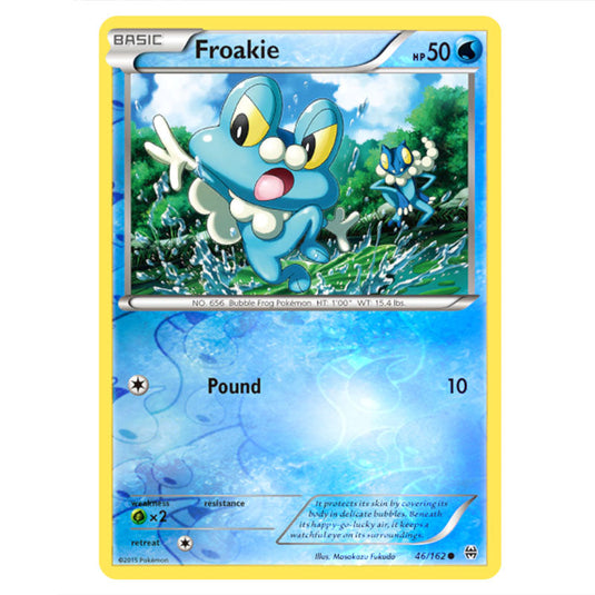 Pokemon - XY - BREAKthrough - Froakie - 046/162 - (Reverse Holo)