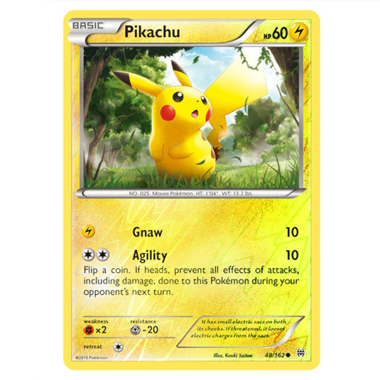 Pokemon - XY - BREAKthrough - Pikachu - 048/162 - (Reverse Holo)