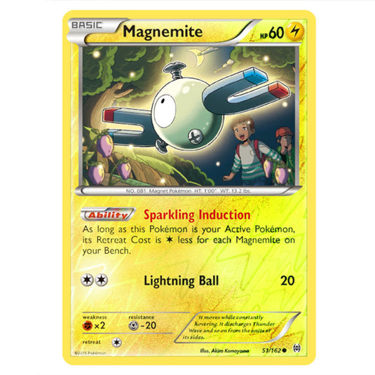 Pokemon - XY - BREAKthrough - Magnemite - 051/162 - (Reverse Holo)