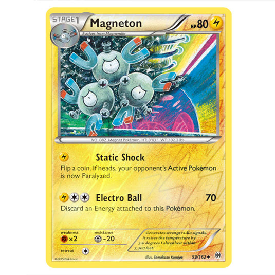 Pokemon - XY - BREAKthrough - Magneton - 053/162 - (Reverse Holo)