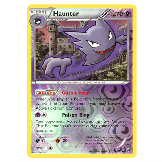 Pokemon - XY - BREAKthrough - Haunter - 059/162 - (Reverse Holo)