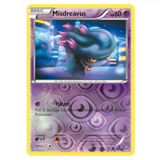 Pokemon - XY - BREAKthrough - Misdreavus - 065/162 - (Reverse Holo)