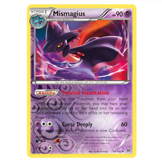 Pokemon - XY - BREAKthrough - Mismagius - 066/162 - (Reverse Holo)