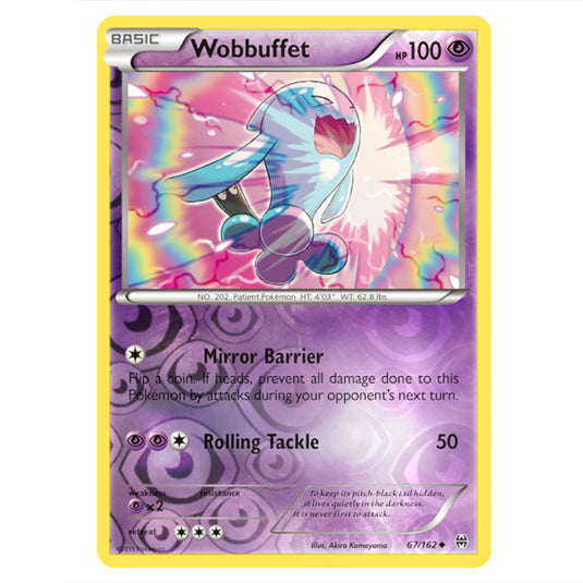 Pokemon - XY - BREAKthrough - Wobbuffet - 067/162 - (Reverse Holo)