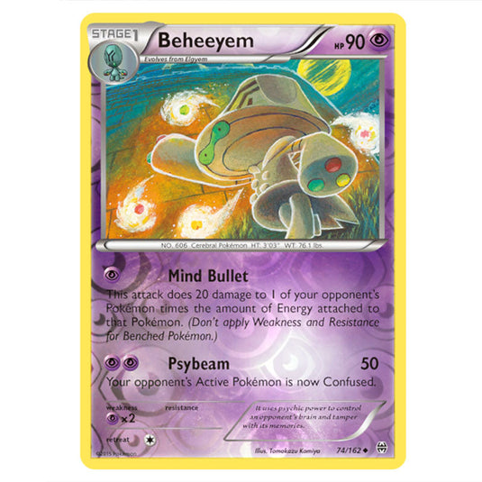 Pokemon - XY - BREAKthrough - Beheeyem - 074/162 - (Reverse Holo)