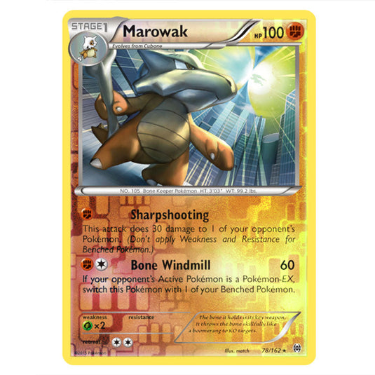 Pokemon - XY - BREAKthrough - Marowak - 078/162 - (Reverse Holo)