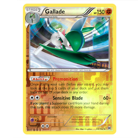 Pokemon - XY - BREAKthrough - Gallade - 084/162 - (Reverse Holo)