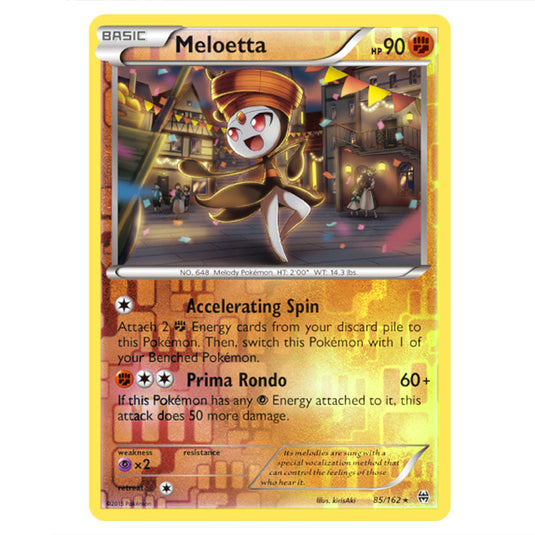 Pokemon - XY - BREAKthrough - Meloetta - 085/162 - (Reverse Holo)