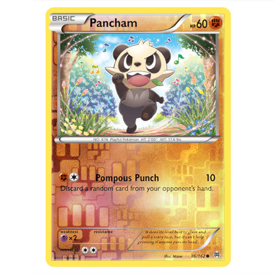 Pokemon - XY - BREAKthrough - Pancham - 086/162 - (Reverse Holo)