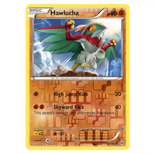 Pokemon - XY - BREAKthrough - Hawlucha - 087/162 - (Reverse Holo)