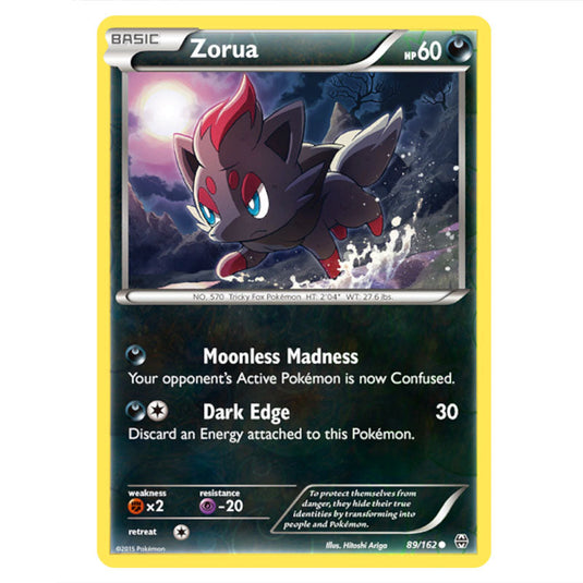 Pokemon - XY - BREAKthrough - Zorua - 089/162 - (Reverse Holo)