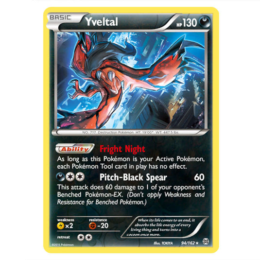 Pokemon - XY - BREAKthrough - Yveltal - 094/162 - (Reverse Holo)