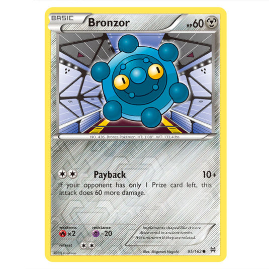 Pokemon - XY - BREAKthrough - Bronzor - 095/162 - (Reverse Holo)